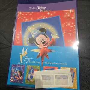 ST1 The Art of Disney 4 8x10 prints/stamps Full Sheet